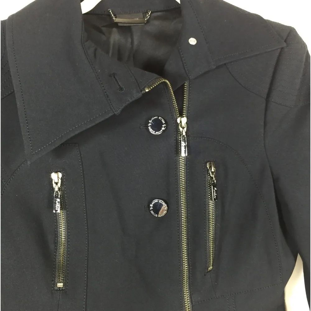 Guess by Marciano Asymmetrical Jacket Navy Size 4 - Image 10