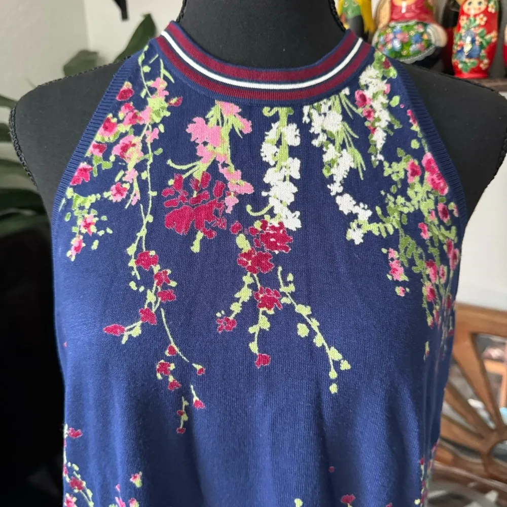 NWT Daniel Rainn Rora Knit Floral Halter Sweater - Image 7