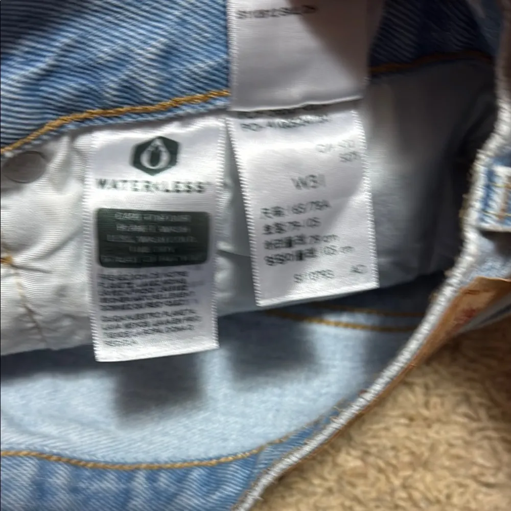 Denim Distressed Women Shorts - Image 4