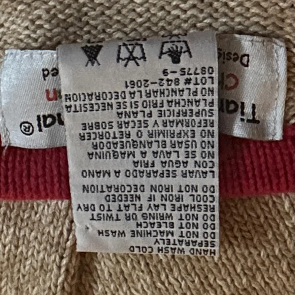 Tiara International Christmas Collection Peace On Earth Holiday Sweater Large - Image 10