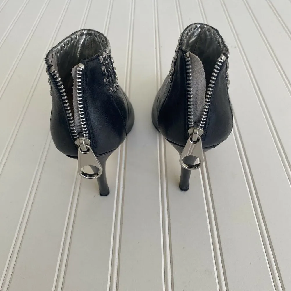 Ted Baker London Stud Black Ankle Boots Leather Langley Court Women's US 8 UK 6 - Image 7