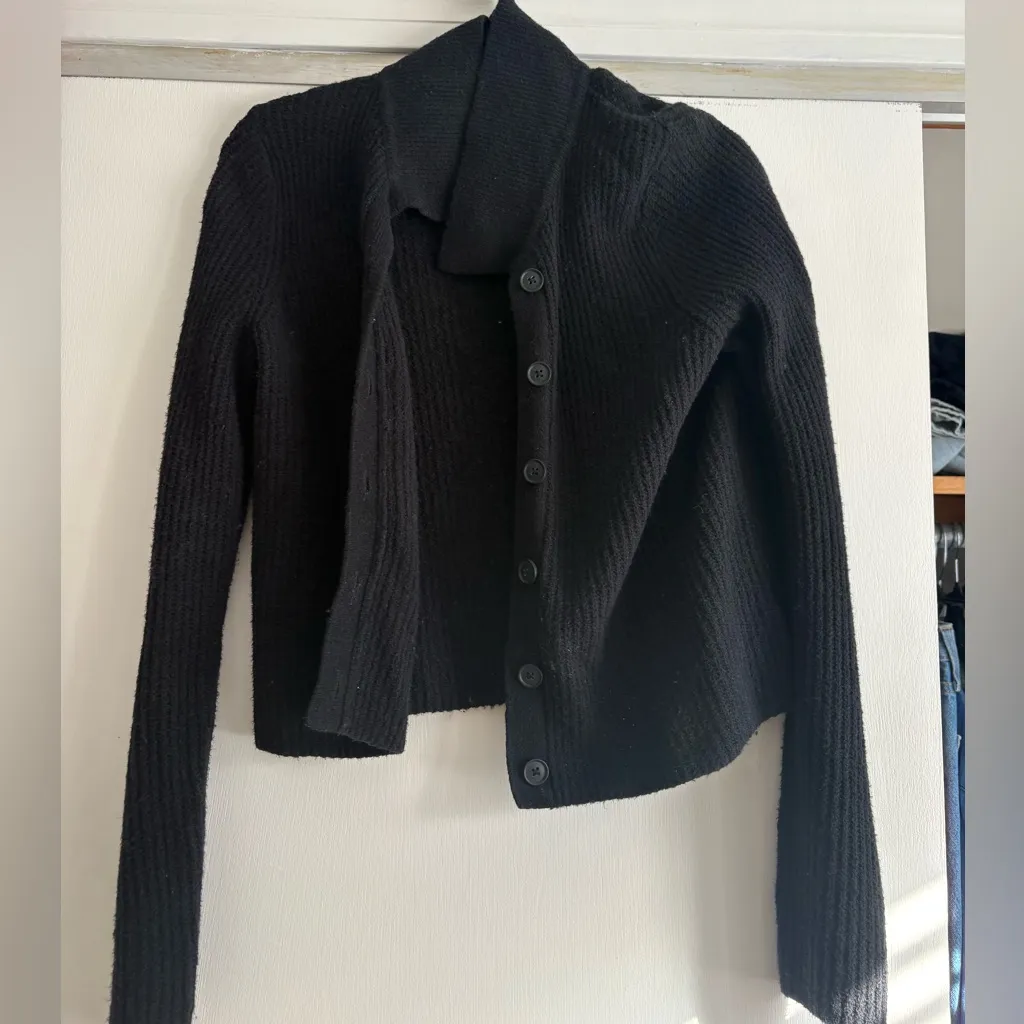 Collared button cardigan sweater - Image 2