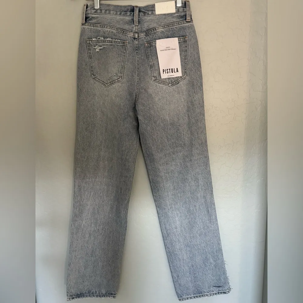 NWT  Cassie High Rise Straight denim in Paloma Distressed Sz 26 fits 29” - Image 8