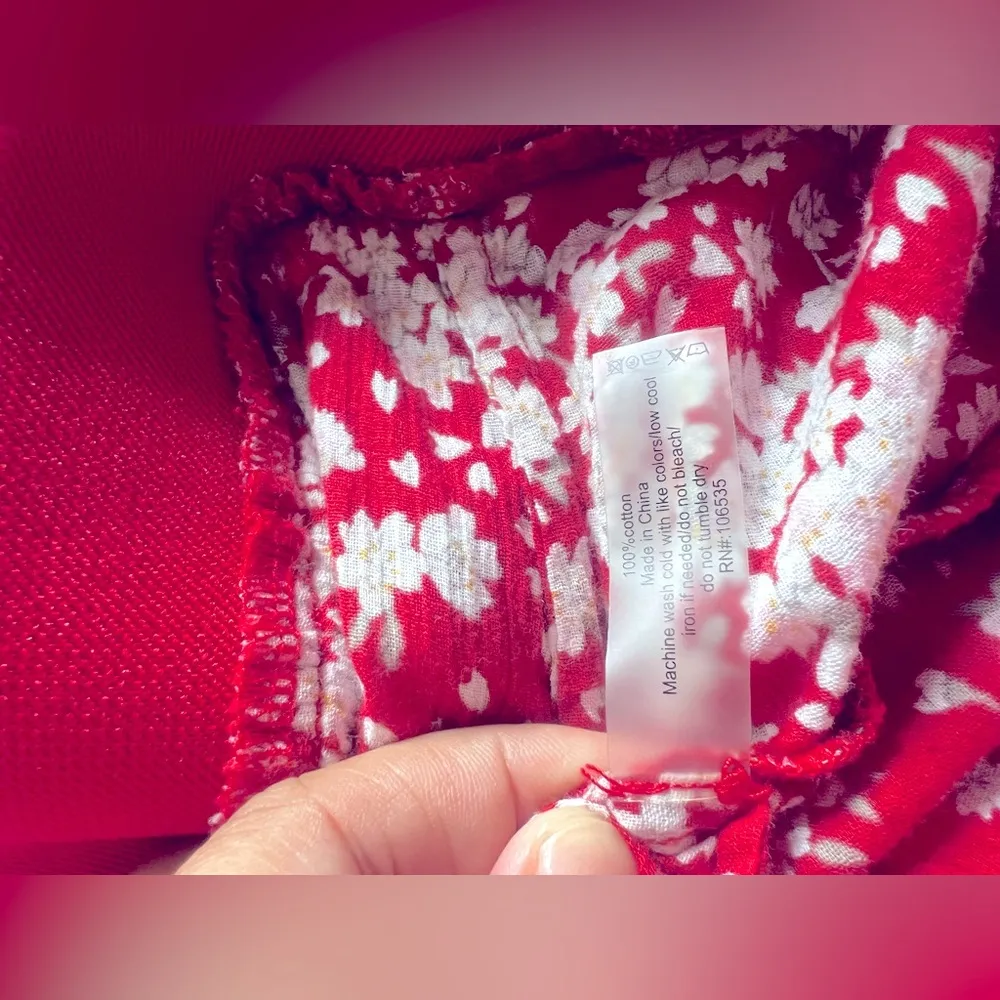 Sunday Floral Tiered Mini Skirt Size 2 - Image 4