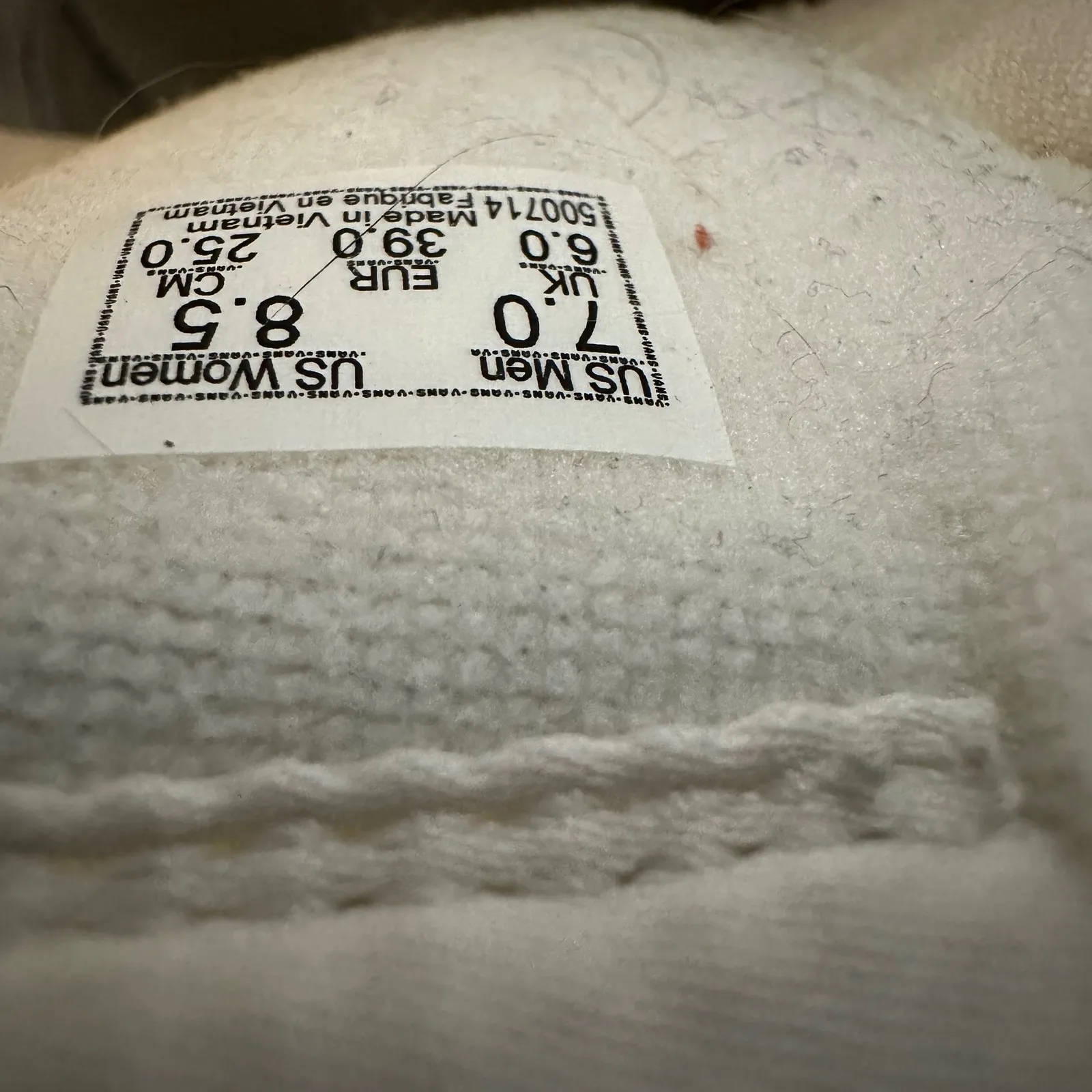 Vans Sk8 Hi High Top Floral Print Suede Canvas Sneakers Women Size 8.5 - Image 5