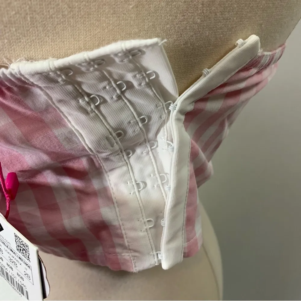 ZARA NEW WOMAN SS23 PINK WHITE BARBIE™ MATTEL BUSTIER REF:0264/101 - Image 7