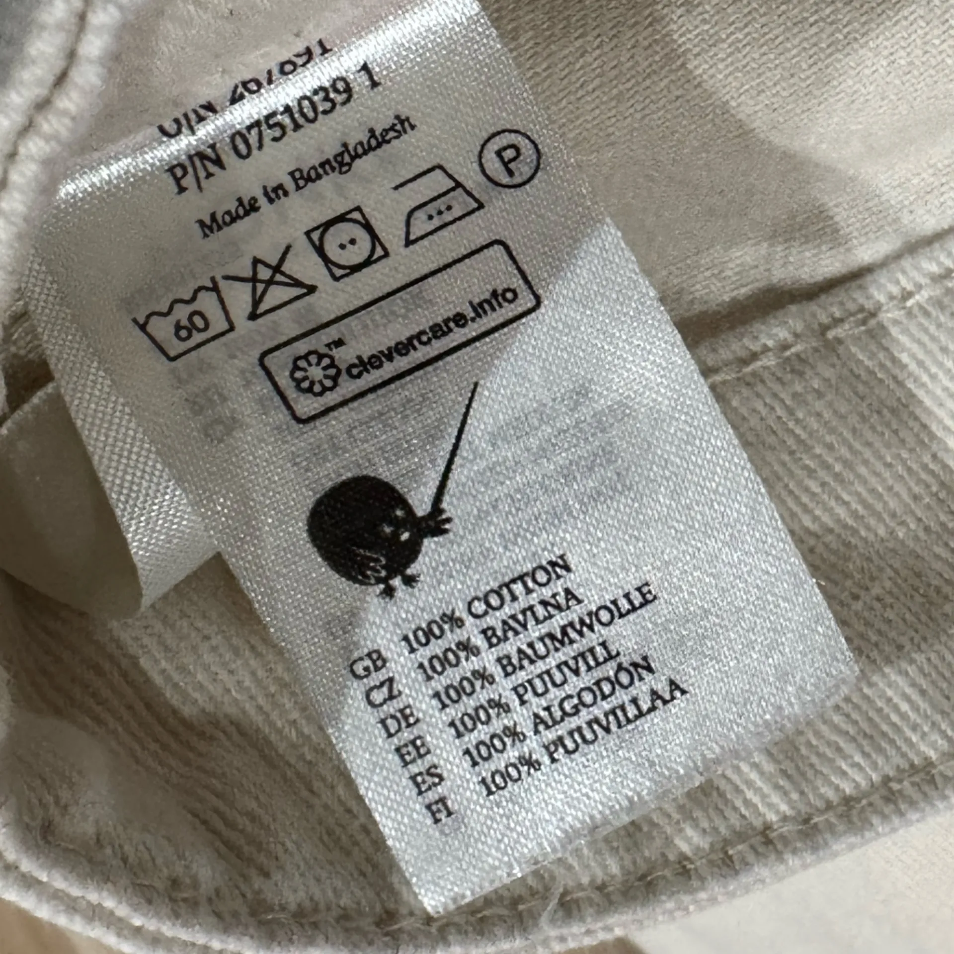 Monki Tan Button Up Mini Skirt Women’s 6 (38) - Image 2