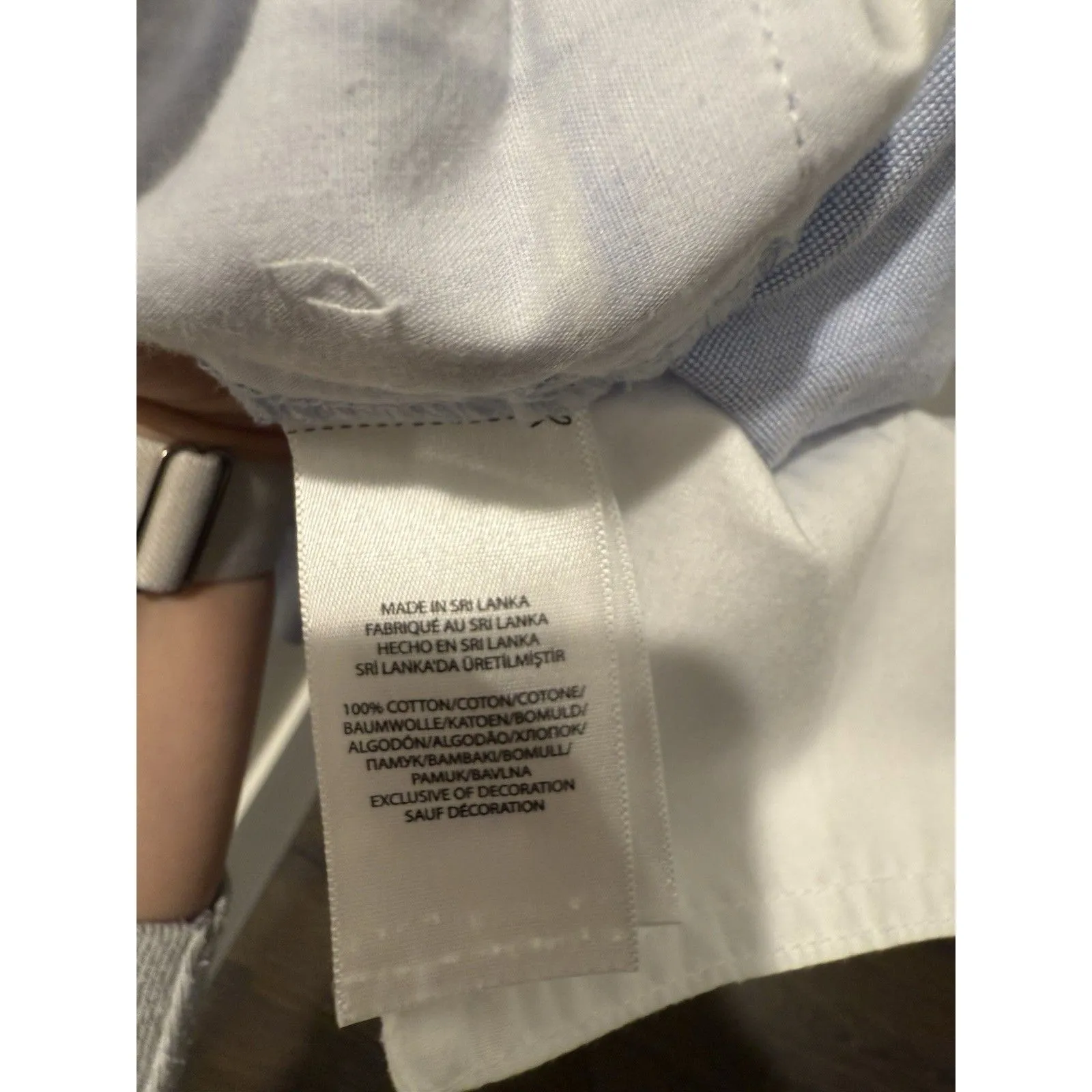 Ralph Lauren Women's Blue Cotton Chino Shorts Sz 8 Preppy Coastal Nautical Box C - Image 4