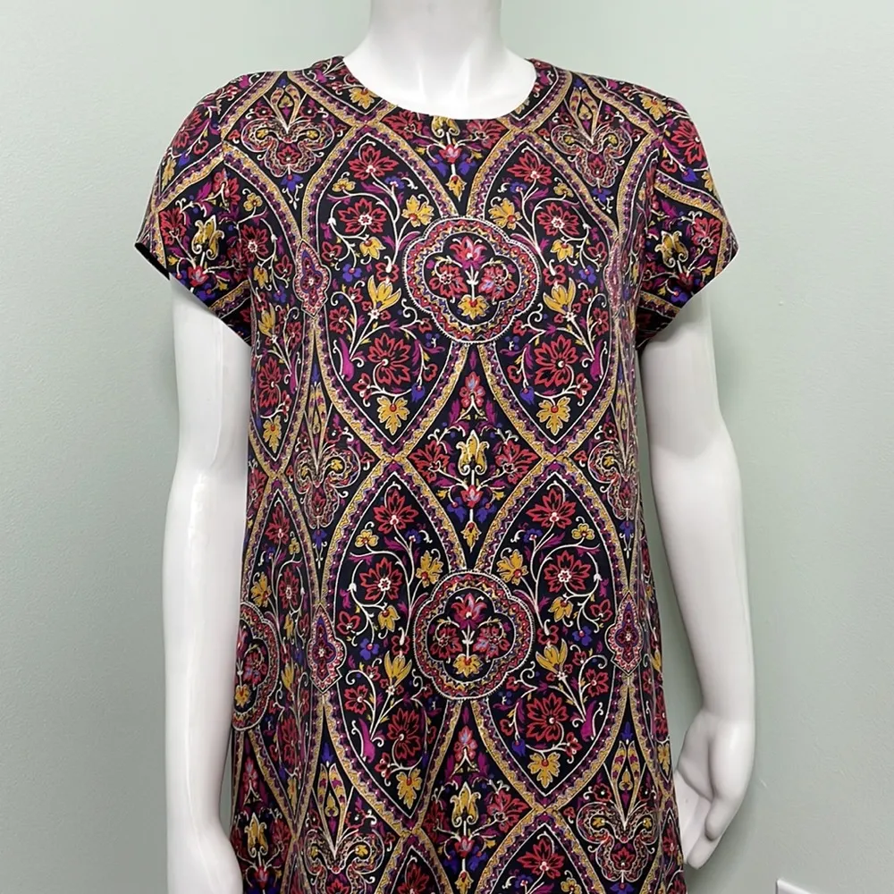 J. McLaughlin Paisley Silk Swing Dress - Image 2