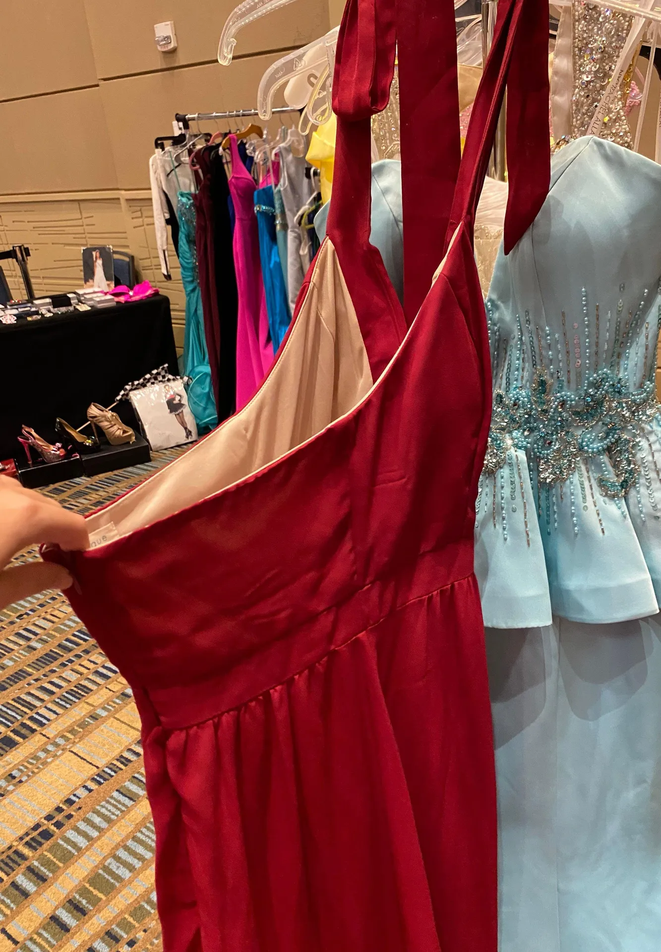 Red Long Formal Dress - Image 6