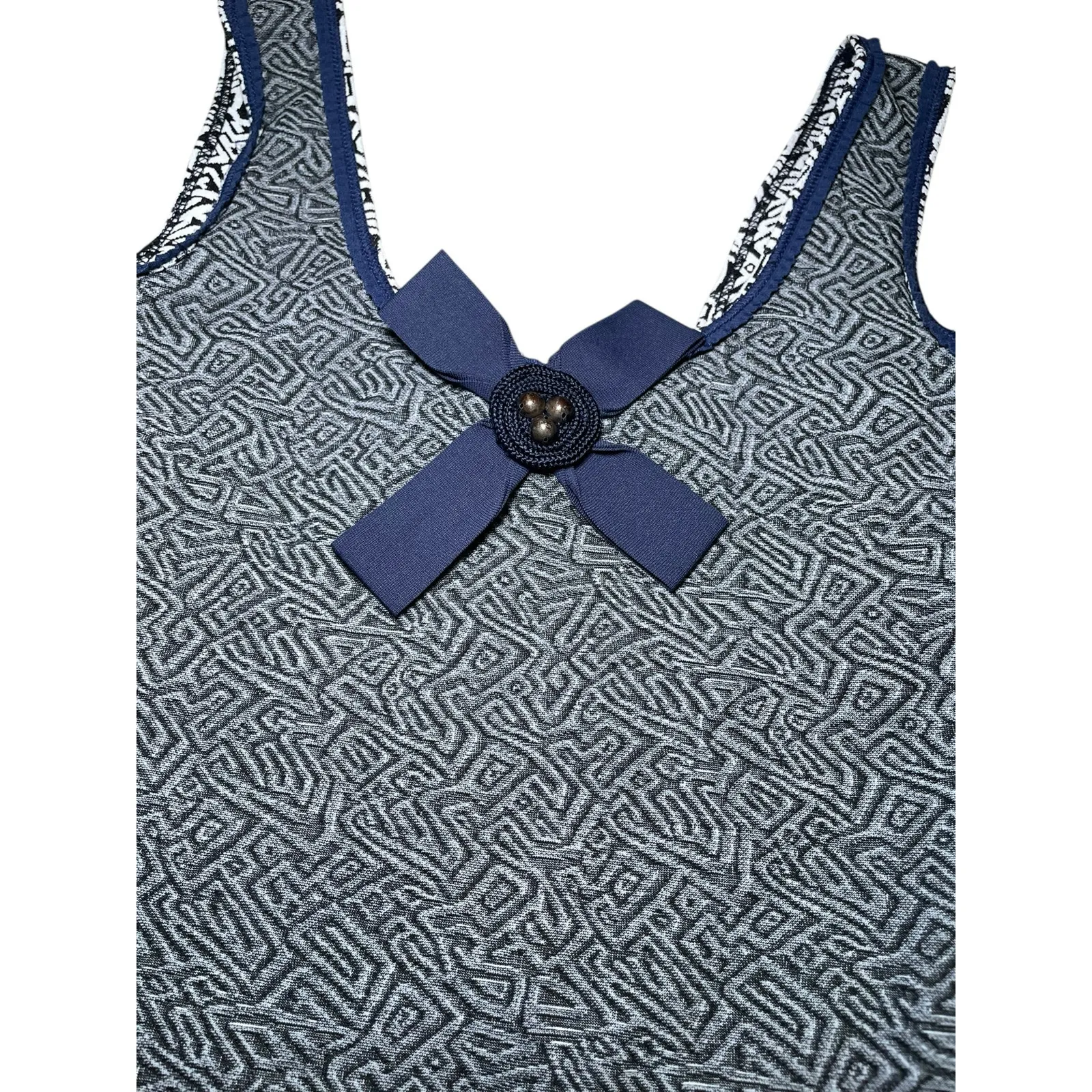 NWOT Vena Cava Knit Dress Women XS Body Con High Fashion Navy Blue, Black & Grey Blue - Image 6
