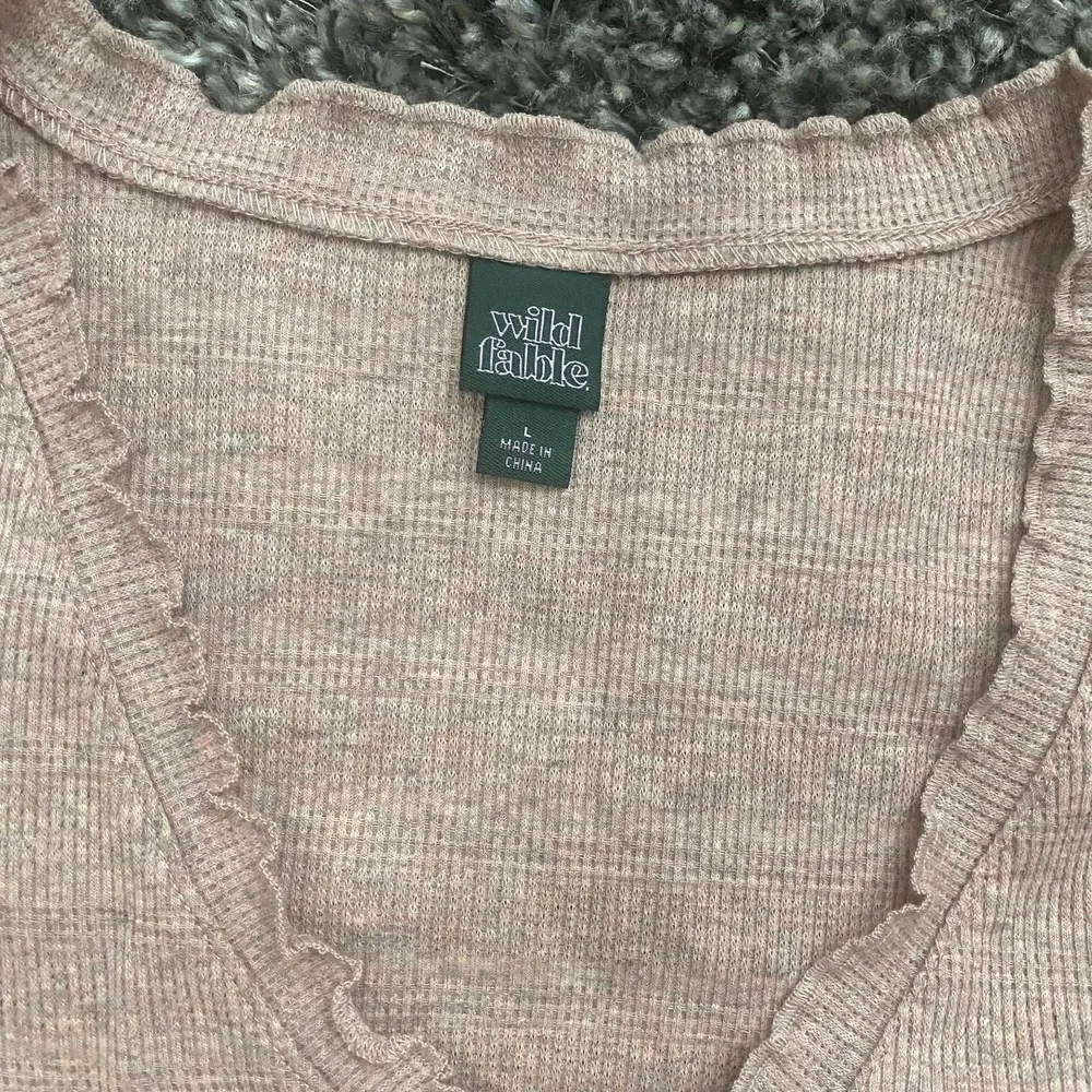 Wild Fable Cropped V-Neck, Size L​​​​​​​​​​ - Image 2