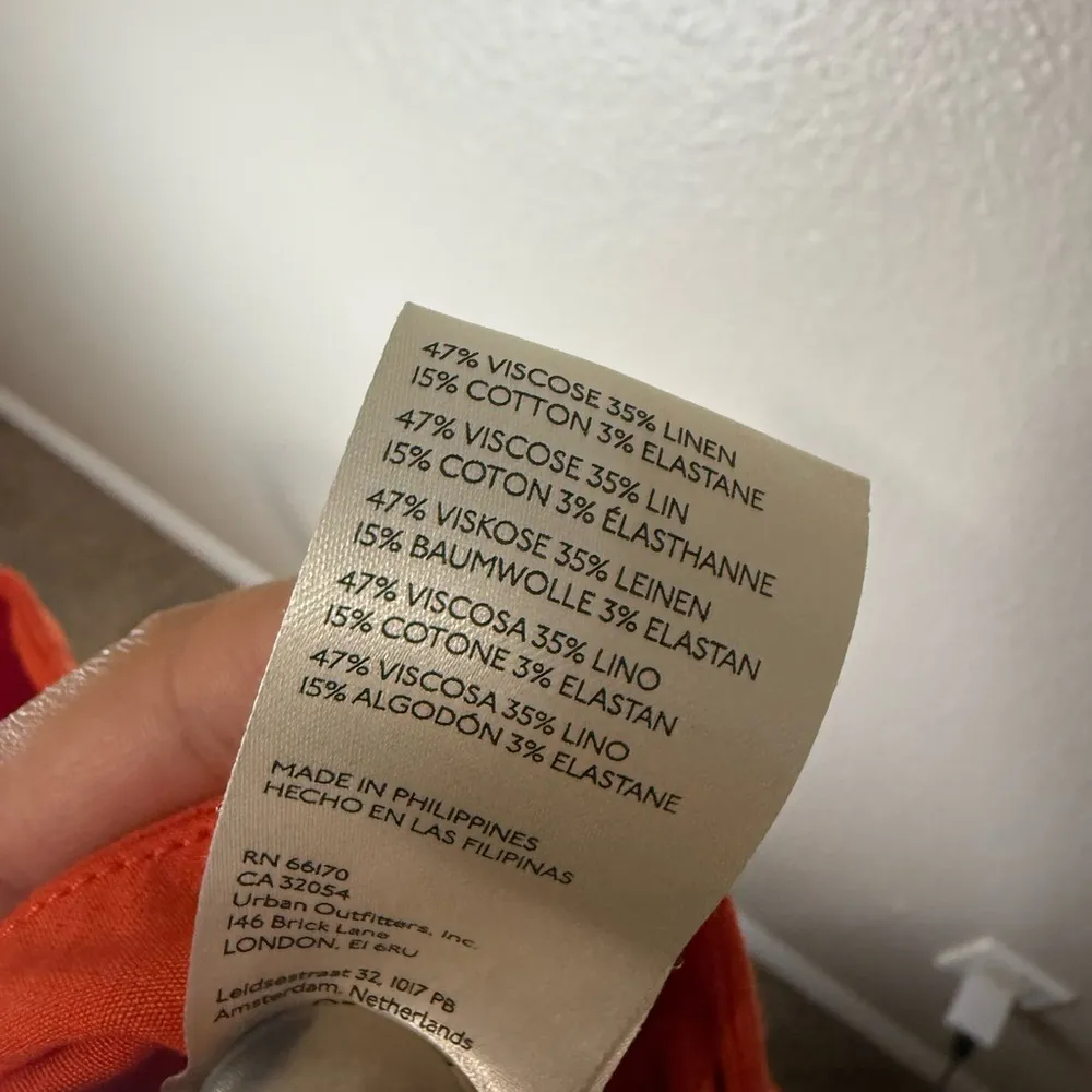 Anthropologie Maeve Vibrant Orange the Colette Trousers - Image 4