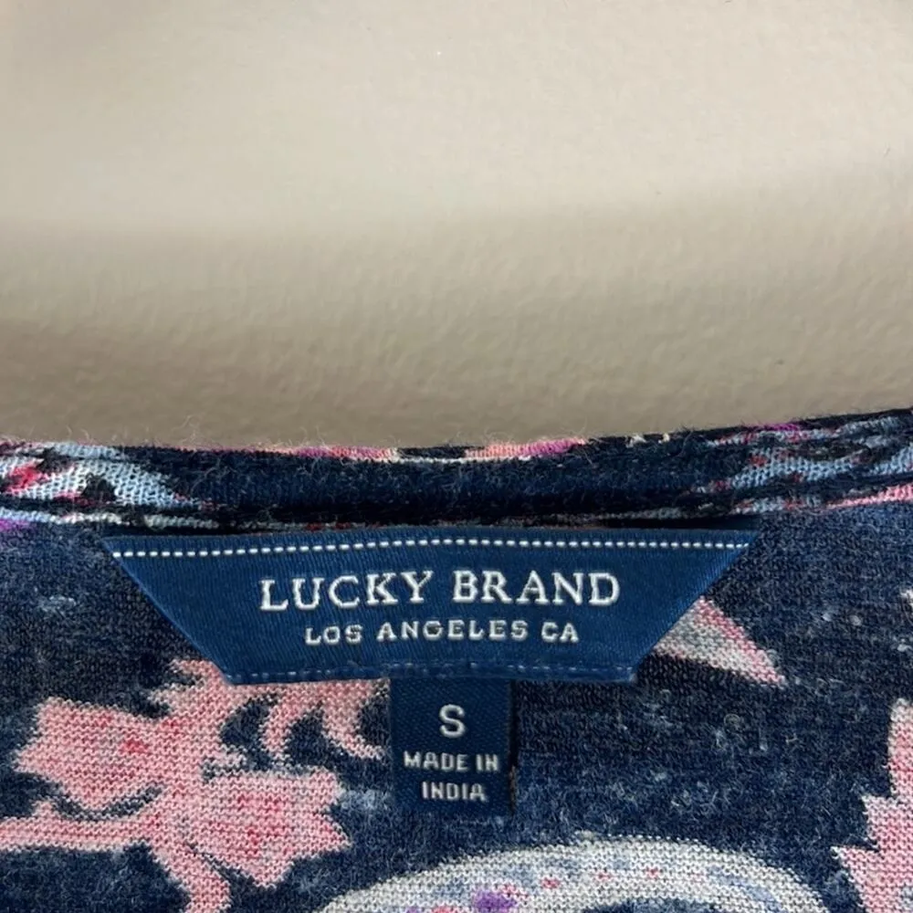 Lucky Brand Paisley Spring Blouse - Image 4
