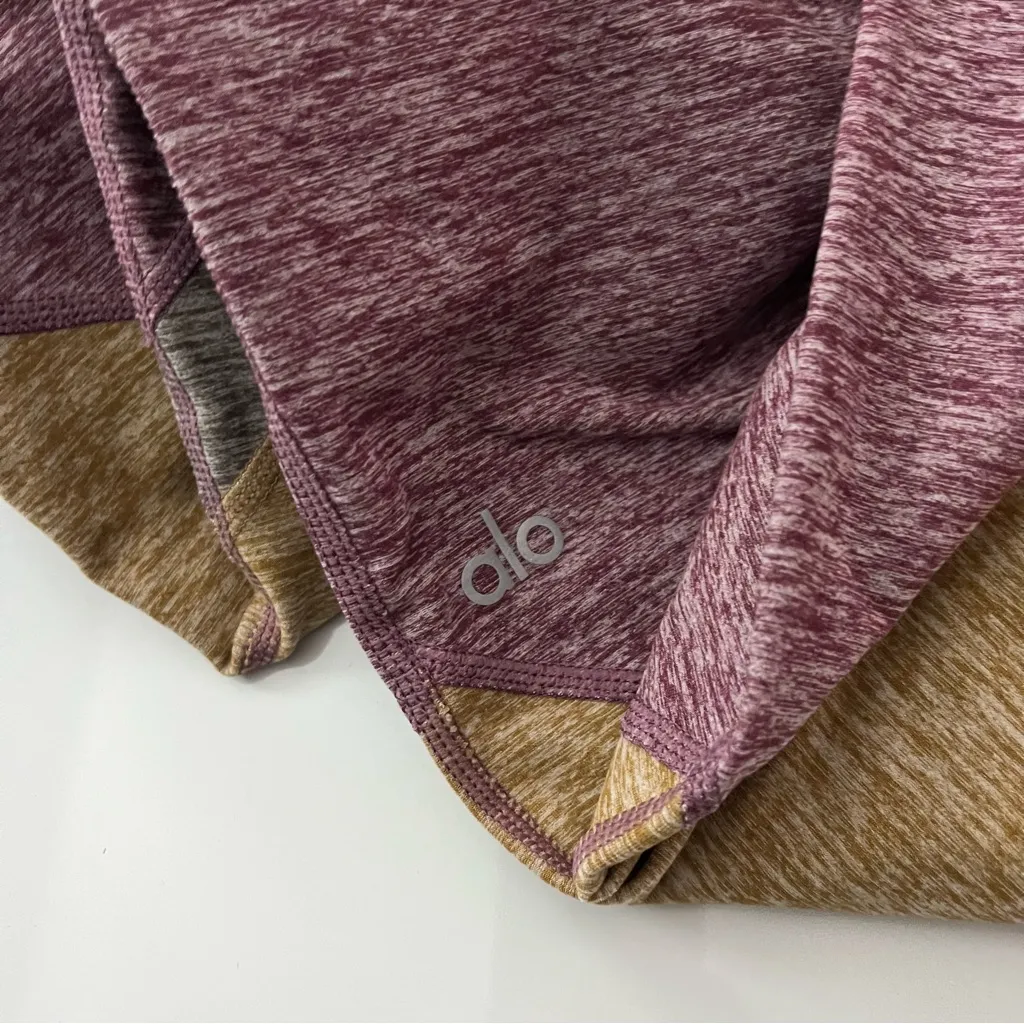 ALO • Sheila Leggings in Dragonfruit Heather/Caramel Heather - Image 8