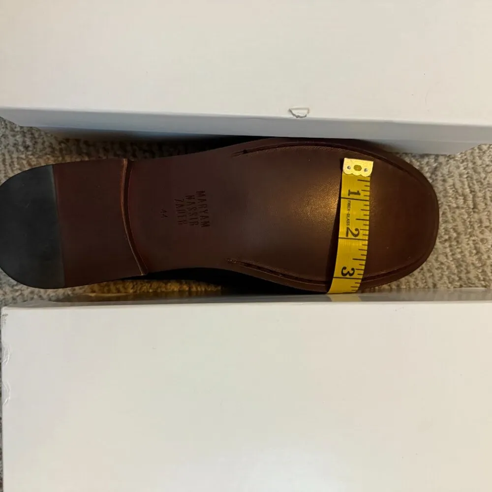 Maryam Nassir Zadeh Loafers Size 44 NIB SO Alan Black Unisex Men 10 Women 12 - Image 10
