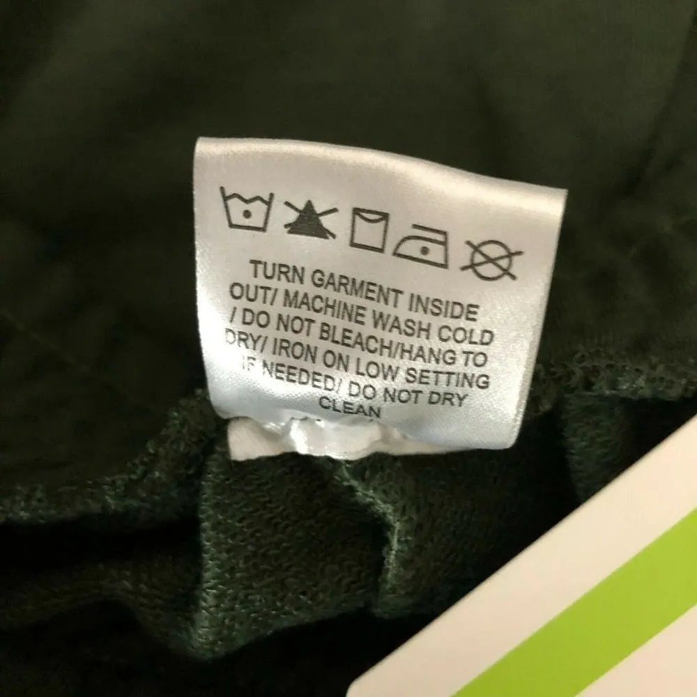 Nicole Miller Sport Womens Jogger Sweatpants Camouflage Green Pockets Size S - Image 4