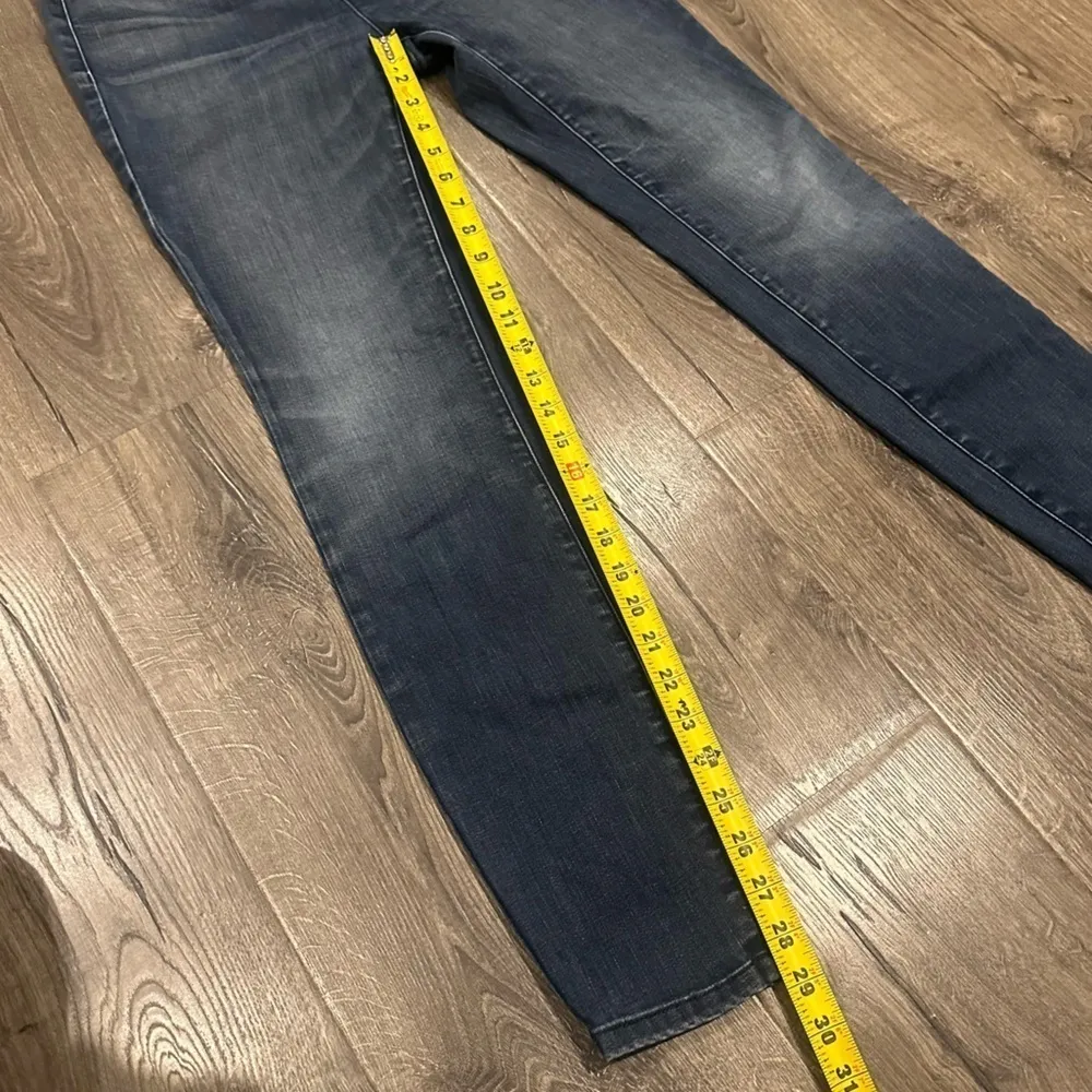 EILEEN FISHER Size XS Pull On Organic Cotton Jeans Skinny Medium Wash Elastic - Image 7