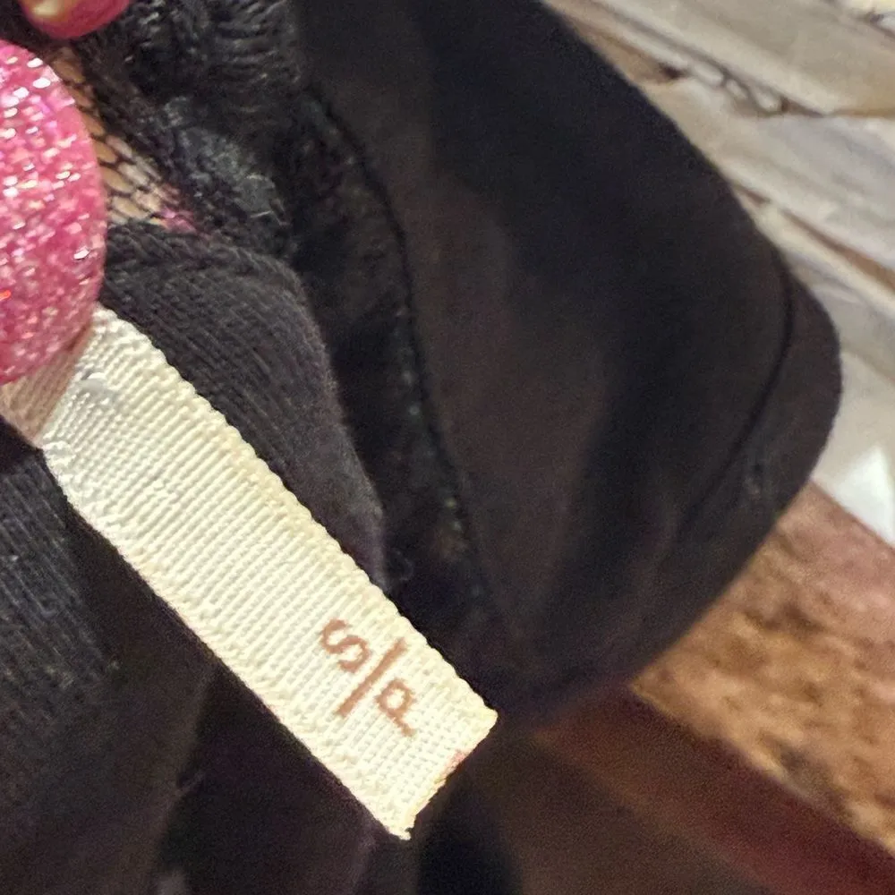 Free People Out of Africa Cut Out Bodycon Dress Small/Black - Image 9