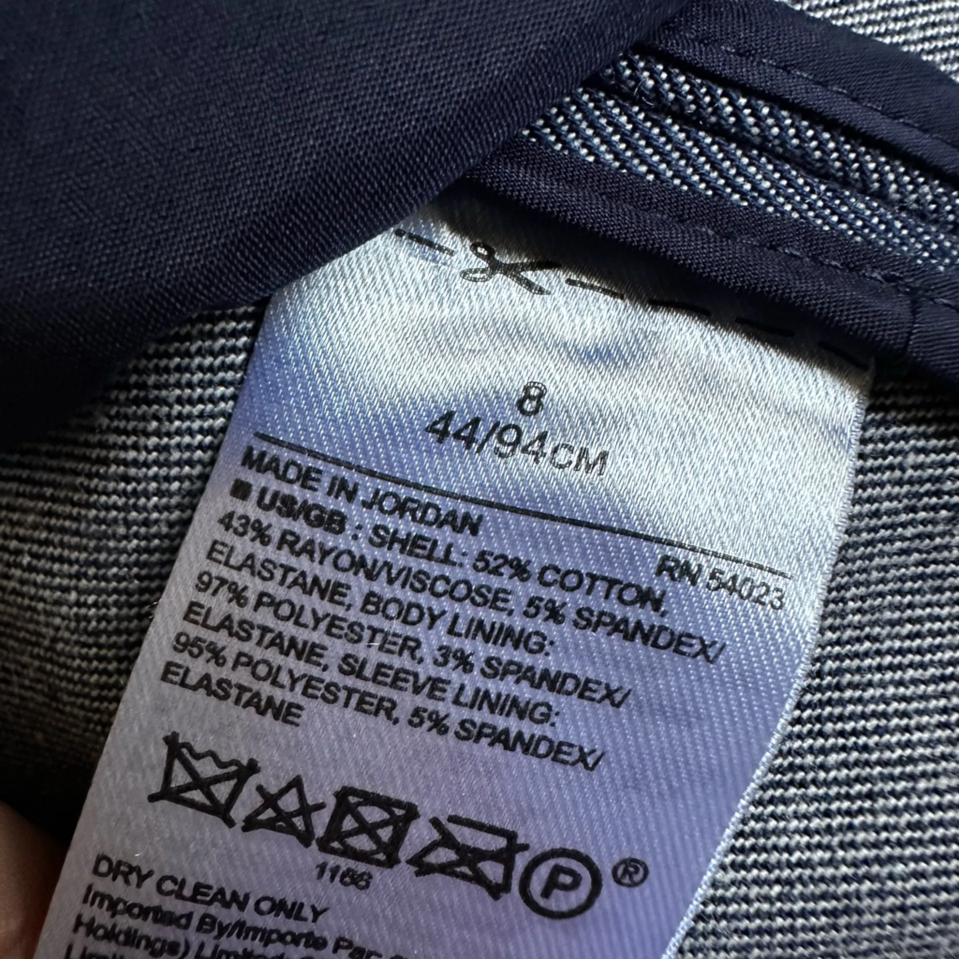 NEW Banana Republic Classic Fit Blazer Blue Chambray Preppy Office Chic Casual - Image 7