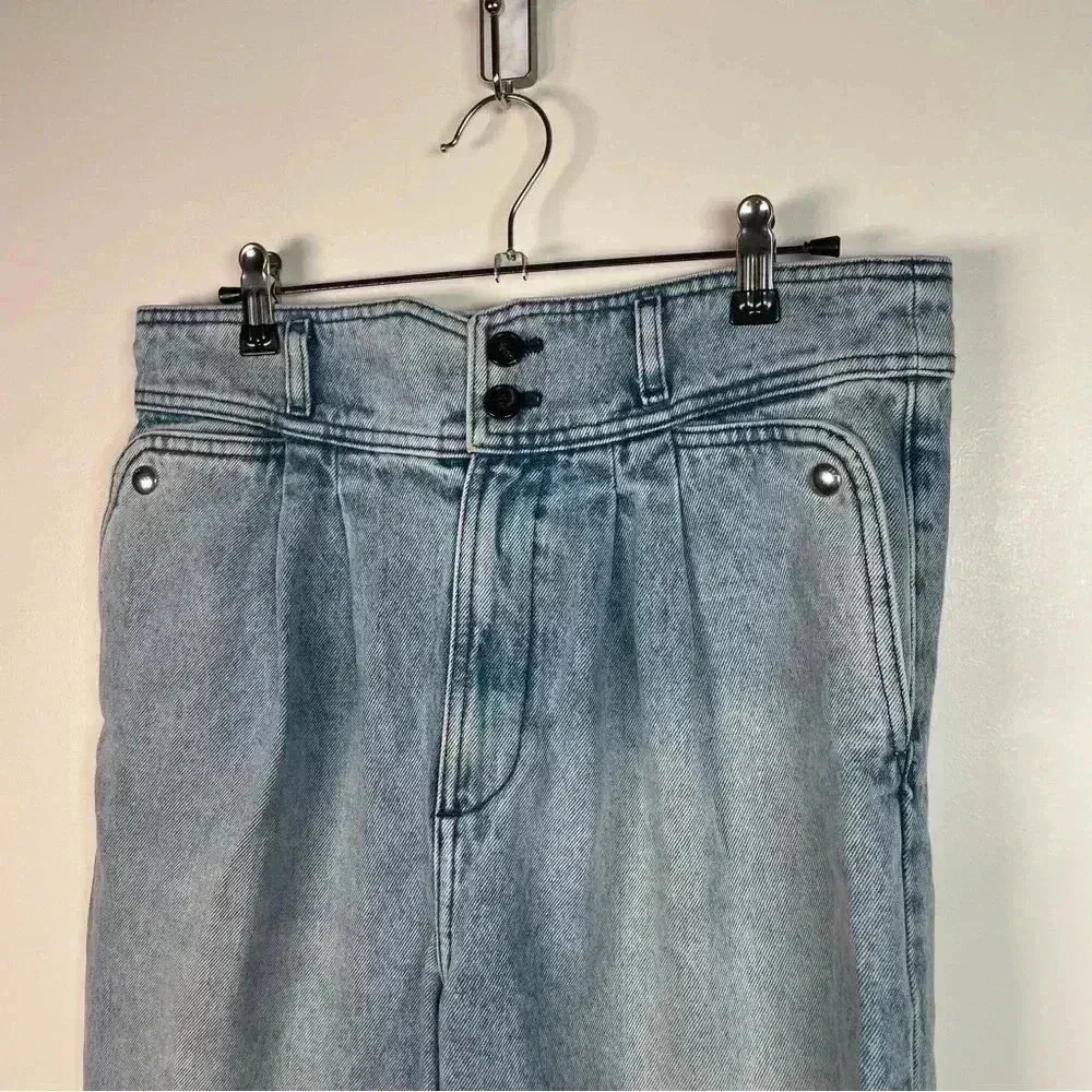 IRO Light Wash Loose Fit Straight Leg Jean - Image 4