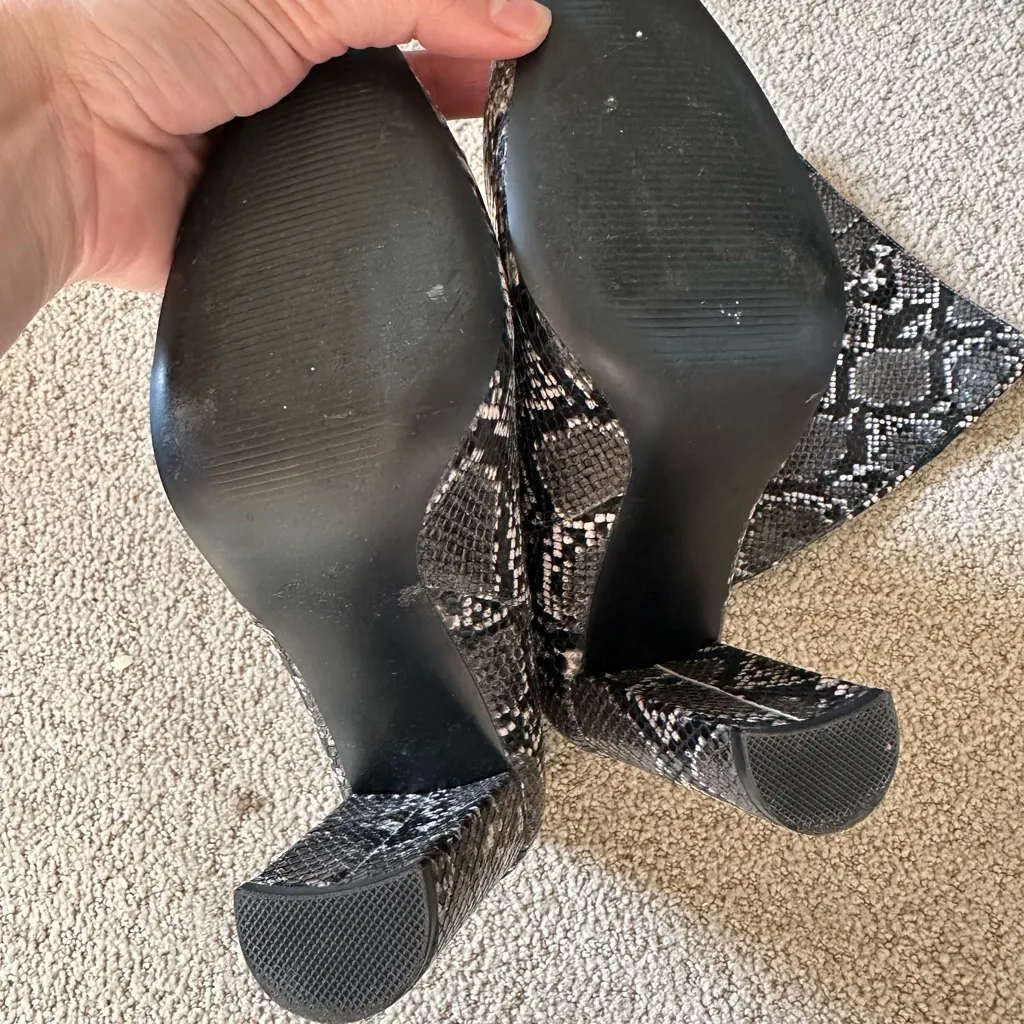 Steve Madden Triumph snakeskin print tall boots 9 - Image 3