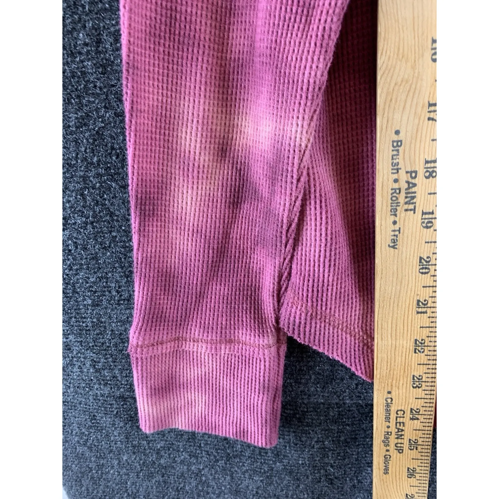 Anthropologie Maeve Women’s Top Berry Ainsley Thermal Tie Dye Cowl Neck Size L - Image 5