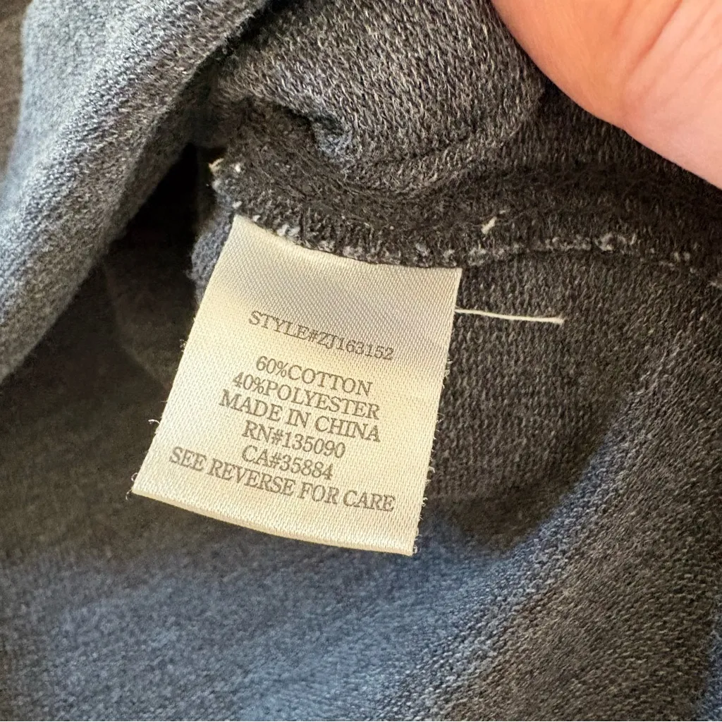 Z Supply Weekender Oversized Terry High Slit Sweatshirt. Size Small. - Image 11