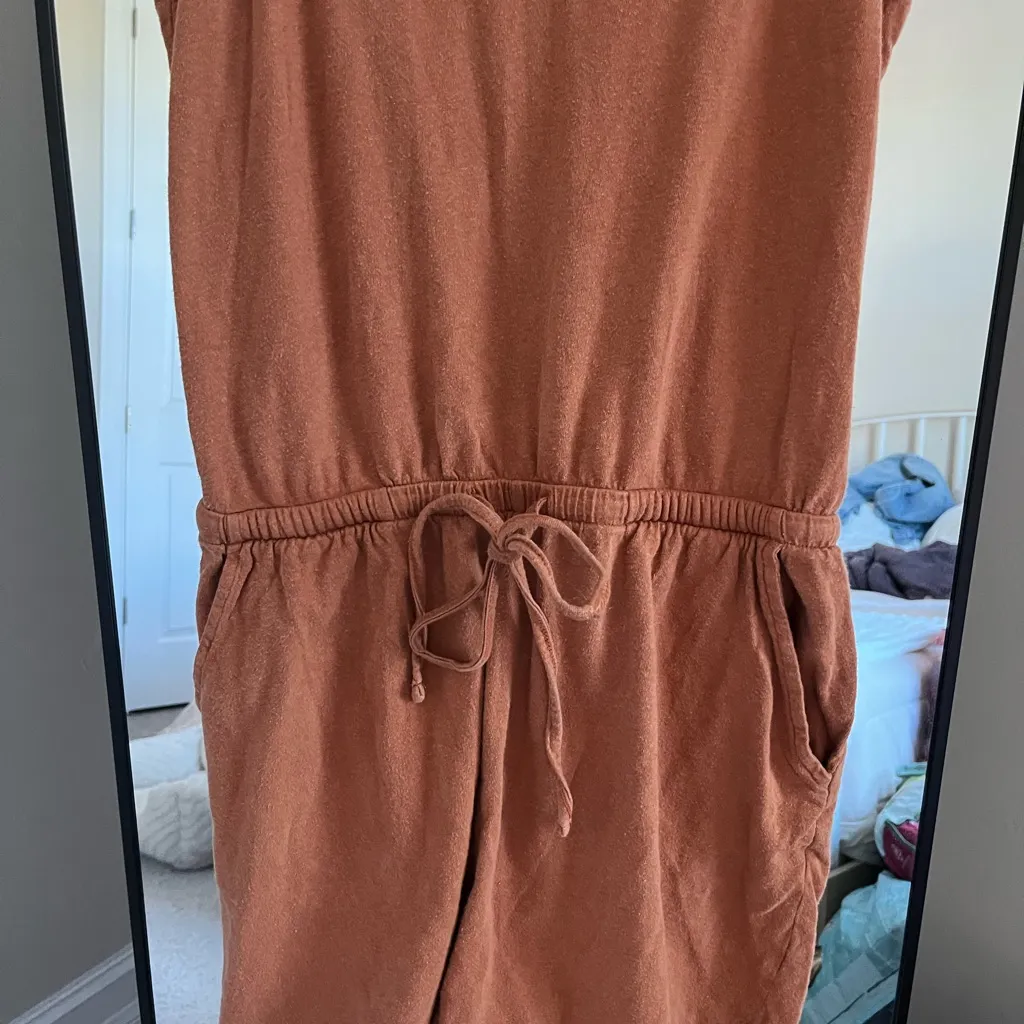 Pact  Orange Romper - Image 3
