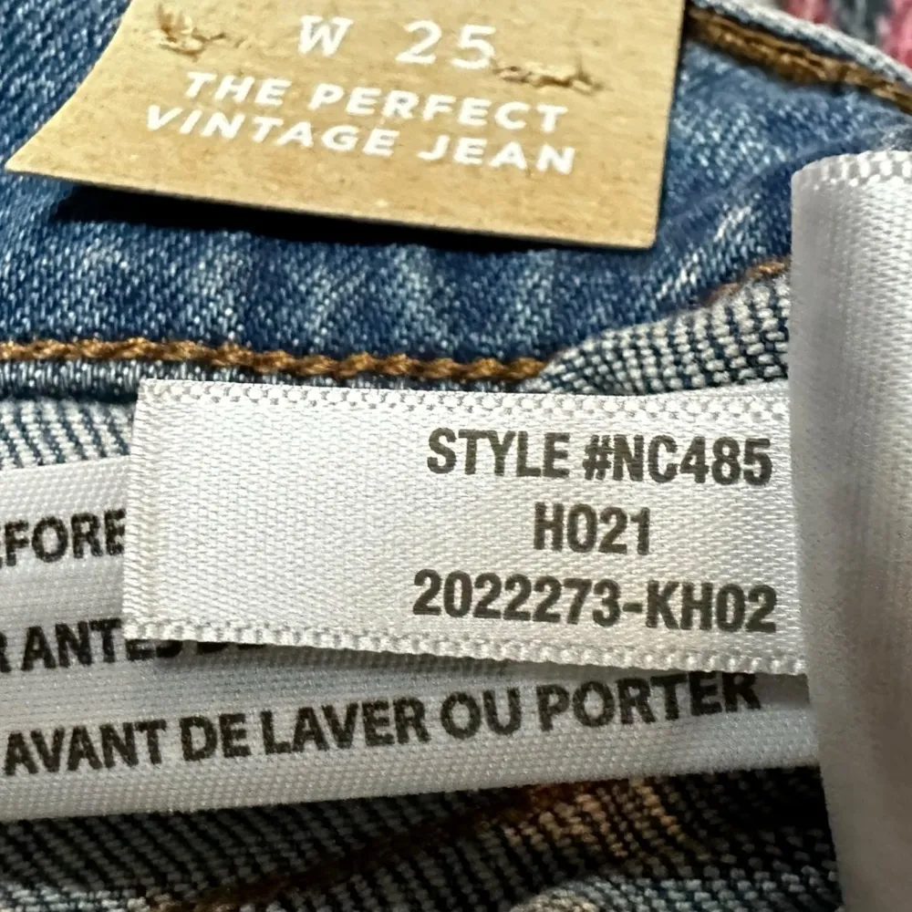 Madewell The Perfect Vintage Jean Denman Wash 25 NWT 90s Mom Jeans High Rise - Image 11