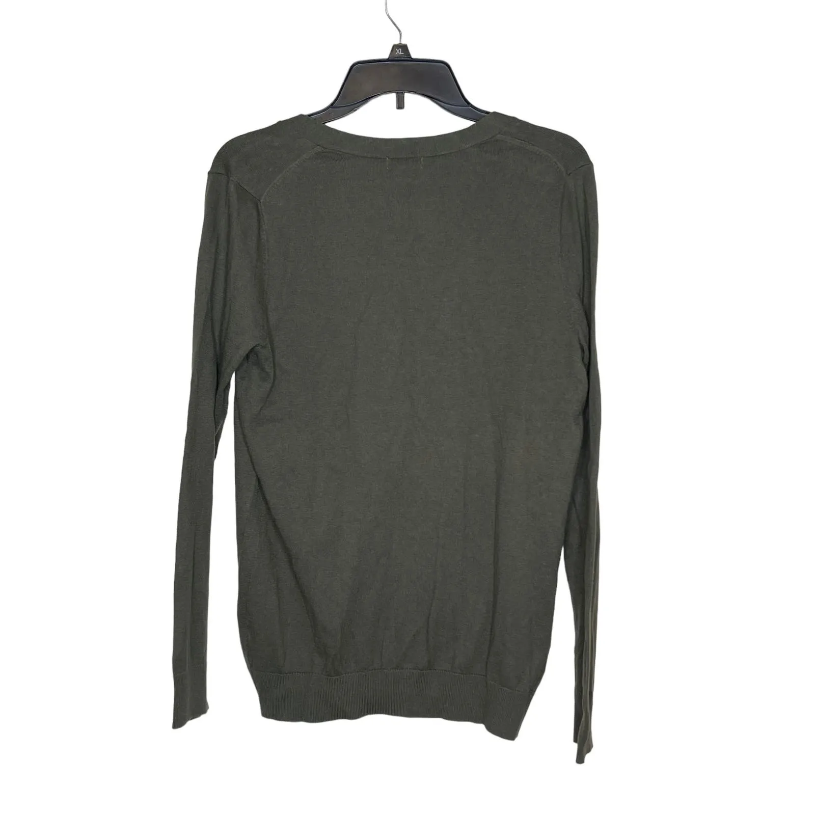 Gap Women's Cardigan‎ Sweater Cotton Button Up Relaxed Fit Cozy Green Medium NWT - Image 10