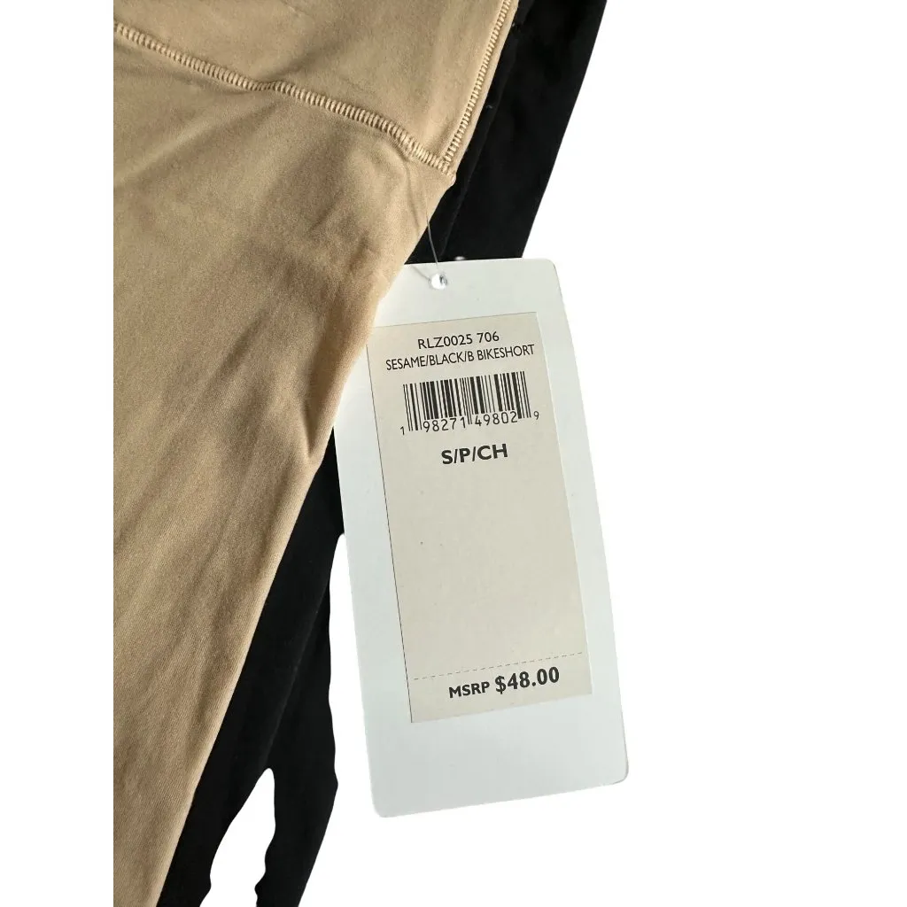 SIMPLY NUDE Set of 2 Seamless Bike Shorts Size Small NEW NWT Black - Image 3