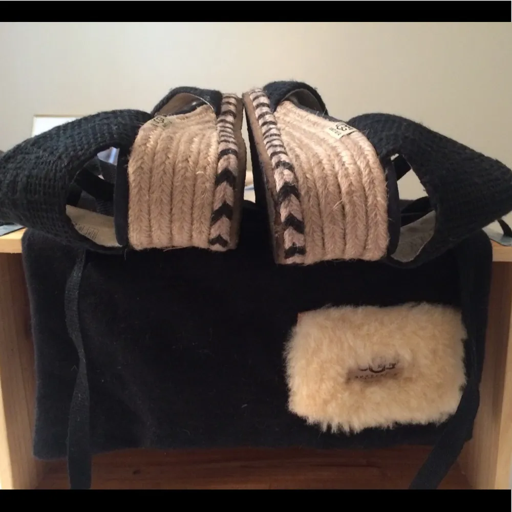 UGG  Espadrille Heels EUC - Image 6