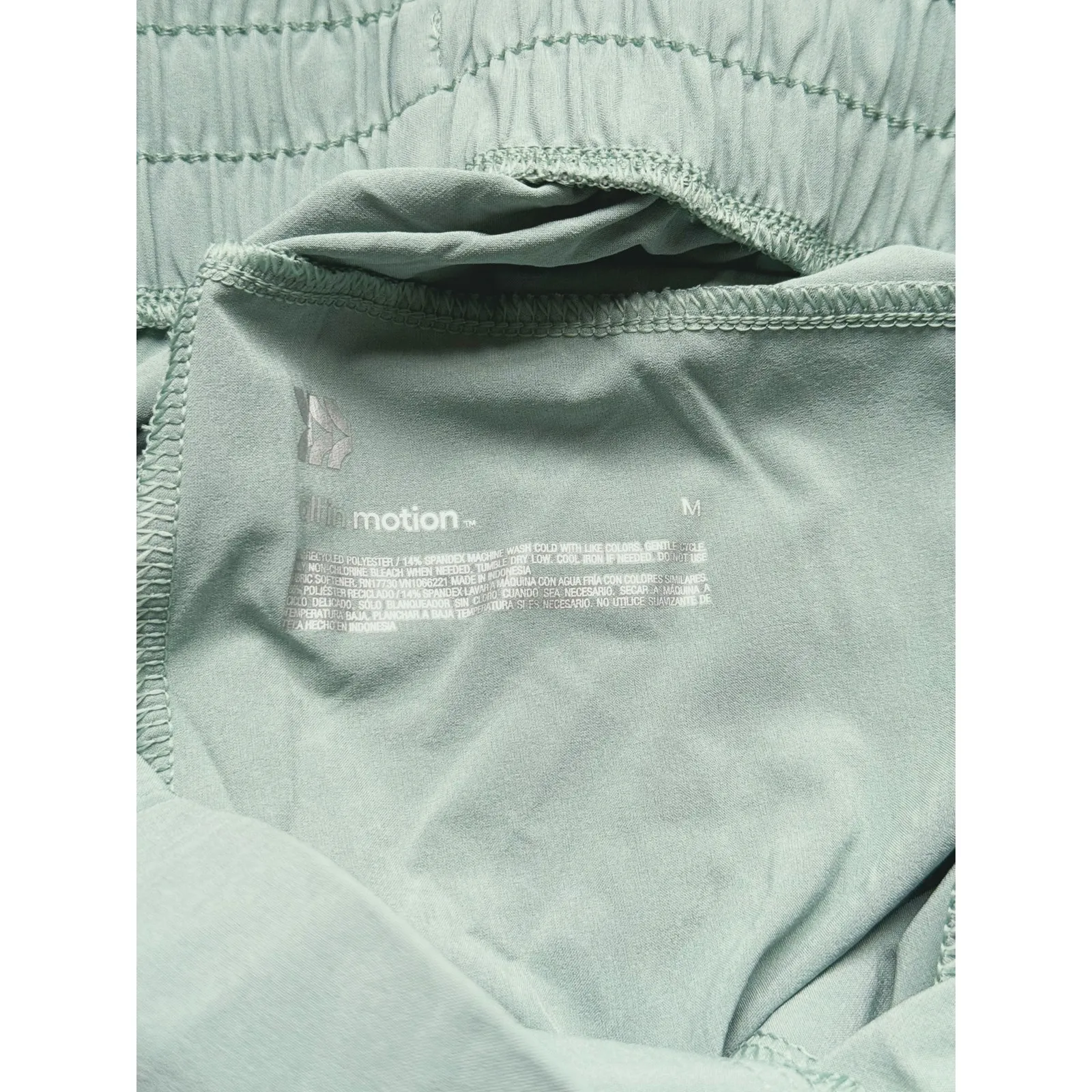 NWT All In Motion Active Mid-Rise Cargo Jogger Pants Medium Moss Green Athletic - Image 5