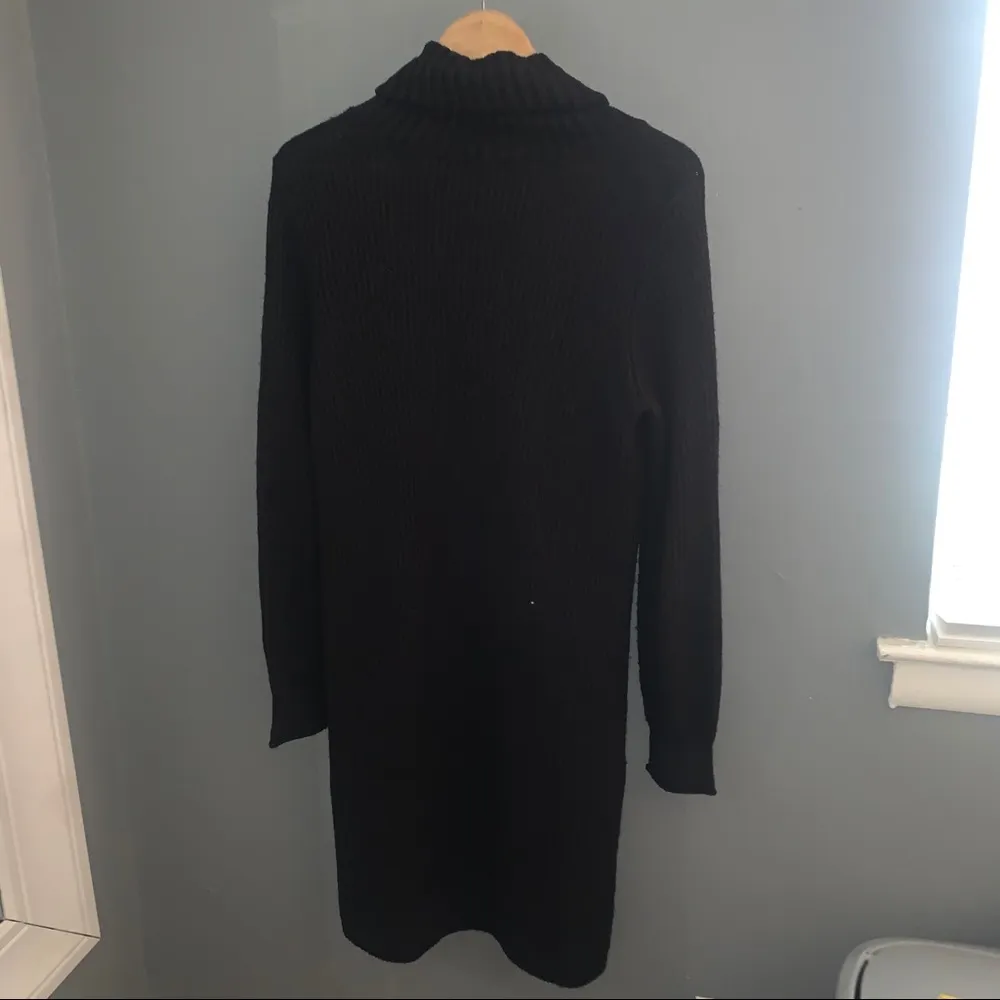 Cabi black turtleneck ribbed sweater dress - Image 8