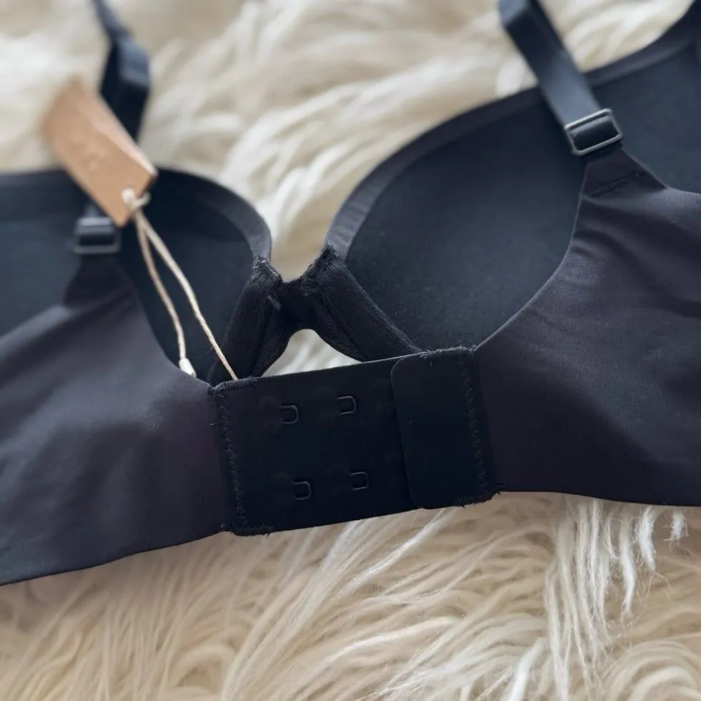 Skims Ultimate Push up Plunge Bra Onyx Size 34A - Image 6