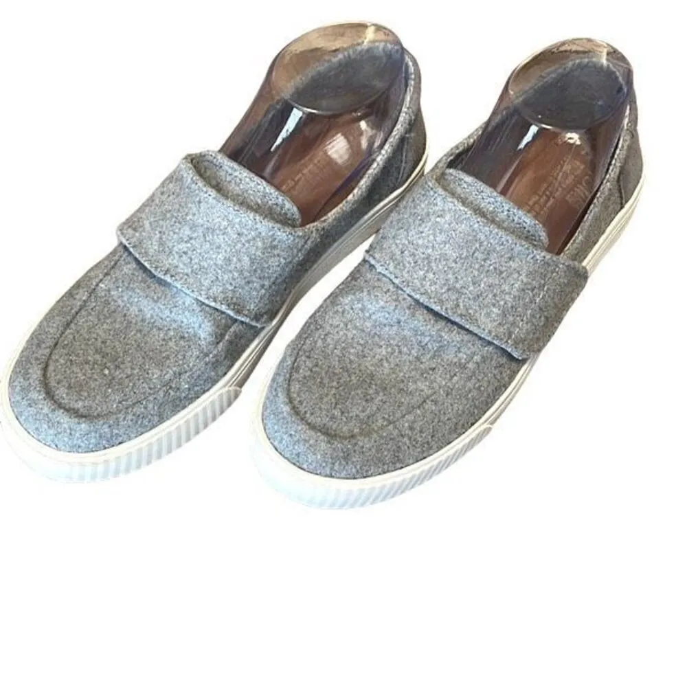TOMS‎ Altair Slip-On Loafers Women’s Size 8.5 Felt Suede Gray. EUC - Image 5