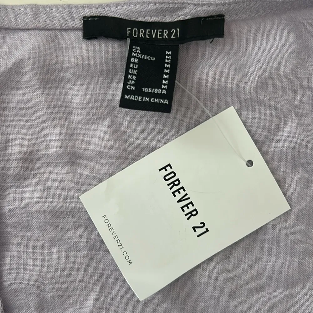 Lavender Ruffle Tie-Front Top NWT - Image 2