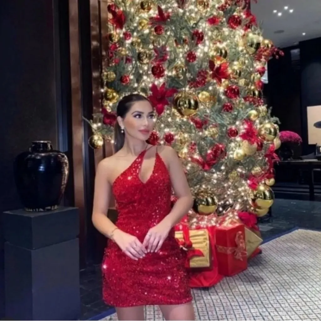 Zara sequined mini dress - Image 4