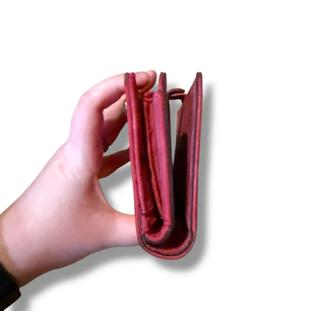 Case Me Wallet Phone Case Pink Faux Leather Multi - Image 5