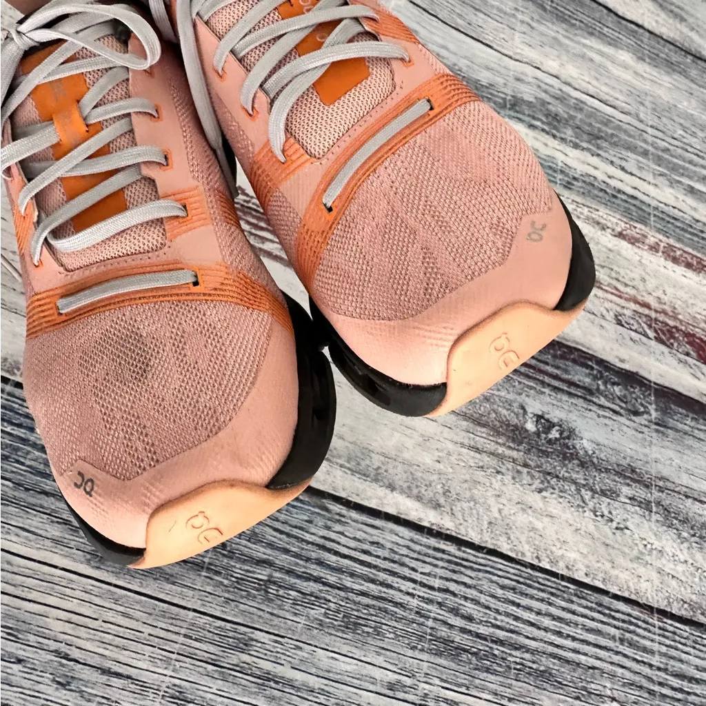 On Running CloudGo Women's Peach/Orange Running Shoes Orange Size 10.5 - Image 9