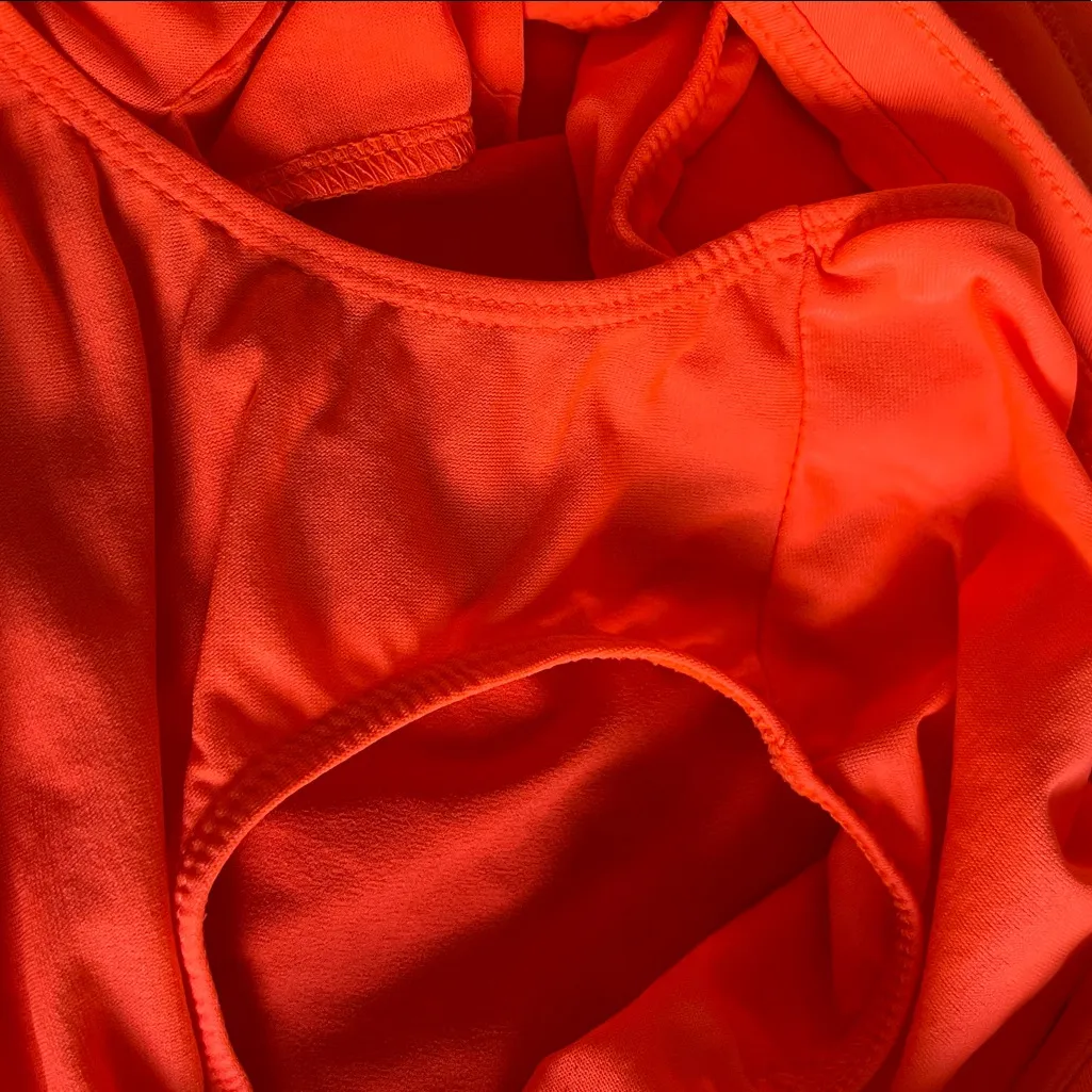Oiselle Running Short Highlighter Orange Size 6 *Flaw - Image 8