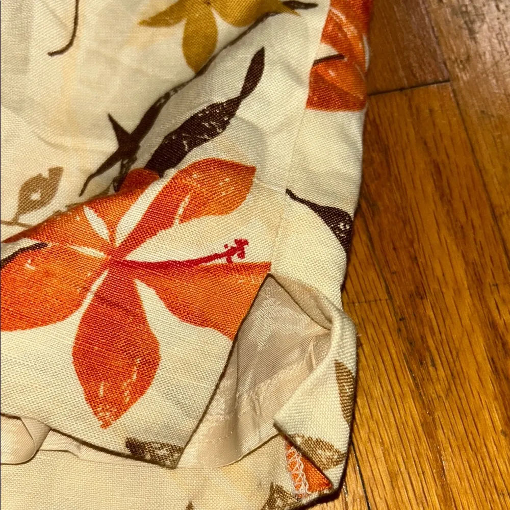 Alexandra Bartlett Floral Trousers with Pink and Orange Accents Size 10 - Image 5