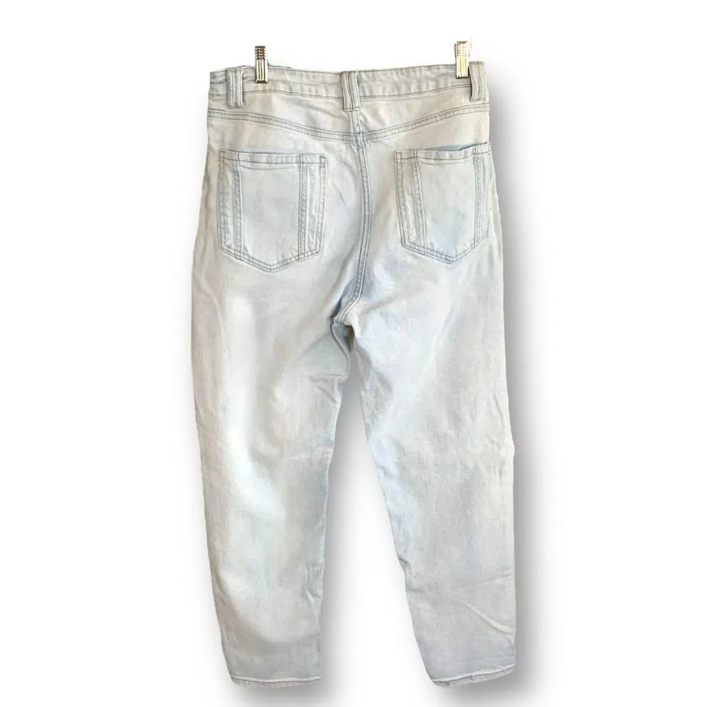 Wild Fable High Waisted Mom Jean Retro Style Lightwash Ankle Length Denim Size 8 - Image 8