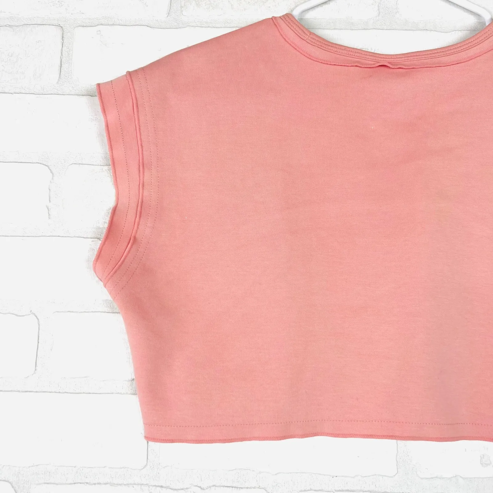 AYBL Women's Crop Top Sleeveless Gym T-Shirt Fitness Workout Athletic Medium‎ - Image 9