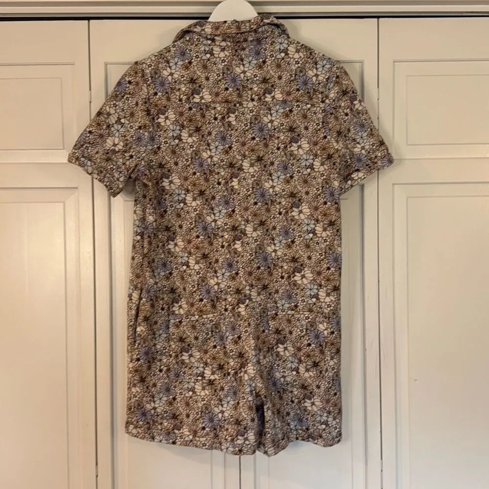 Storia floral short sleeve romper size small - Image 7