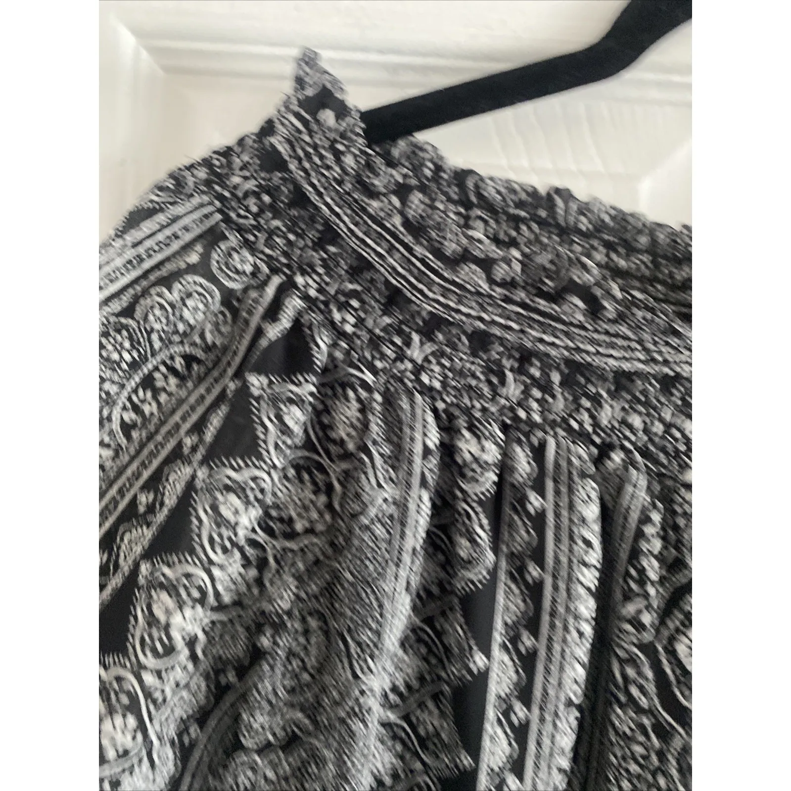 City Triangles Womens Medium Off the Shoulder Witchy Whimsigoth Top Layered - Image 3