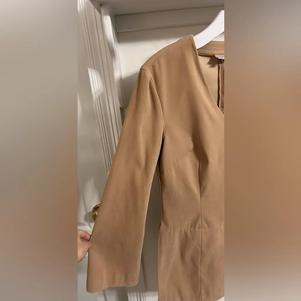 Moda Beige V-Neck Tunic - Image 3