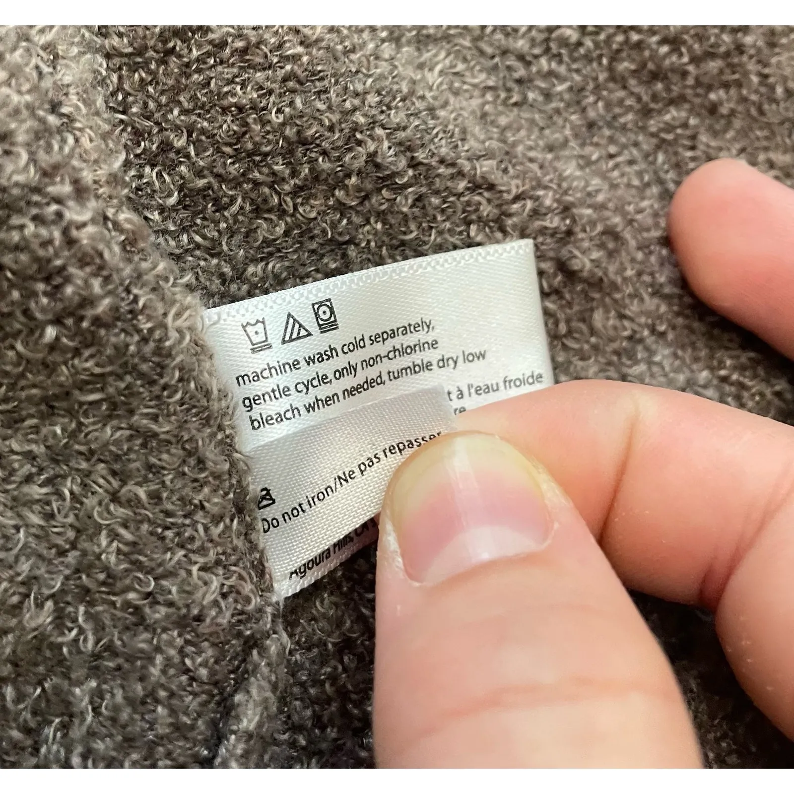 Barefoot Dreams Brown Calypso Bamboo Chic Lite Drape Wrap Cardigan L/XL - Image 8