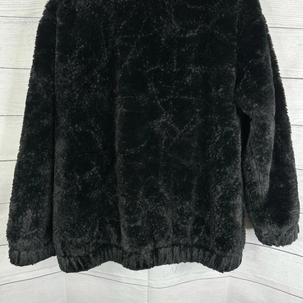 UGG Womens size XXS Kianna Faux Fur Jacket Black - Image 8